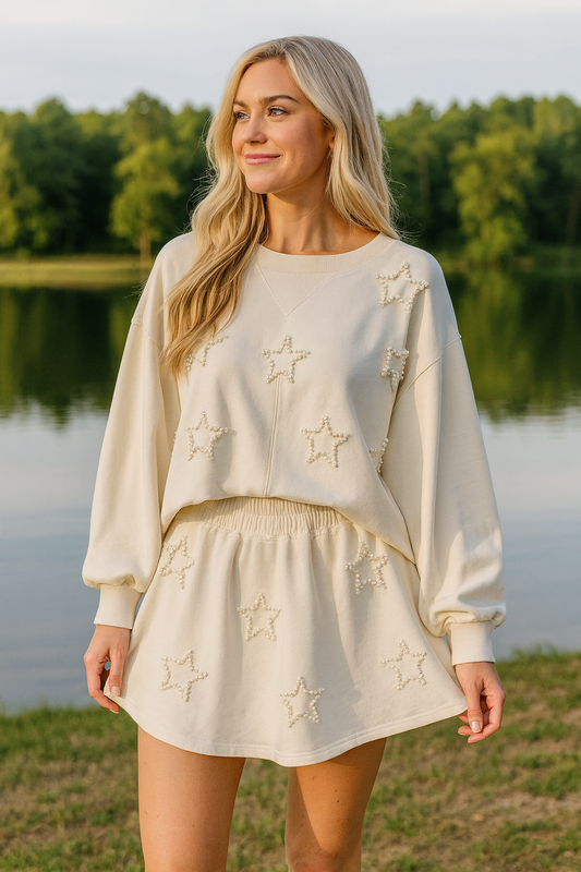 Simply Southern Grace Skort - Off White