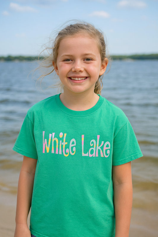 White Lake Tee Youth - Yanmega Seafoam