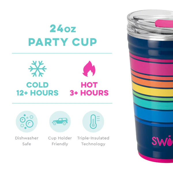 Swig Party Cup Electric Slide 24oz