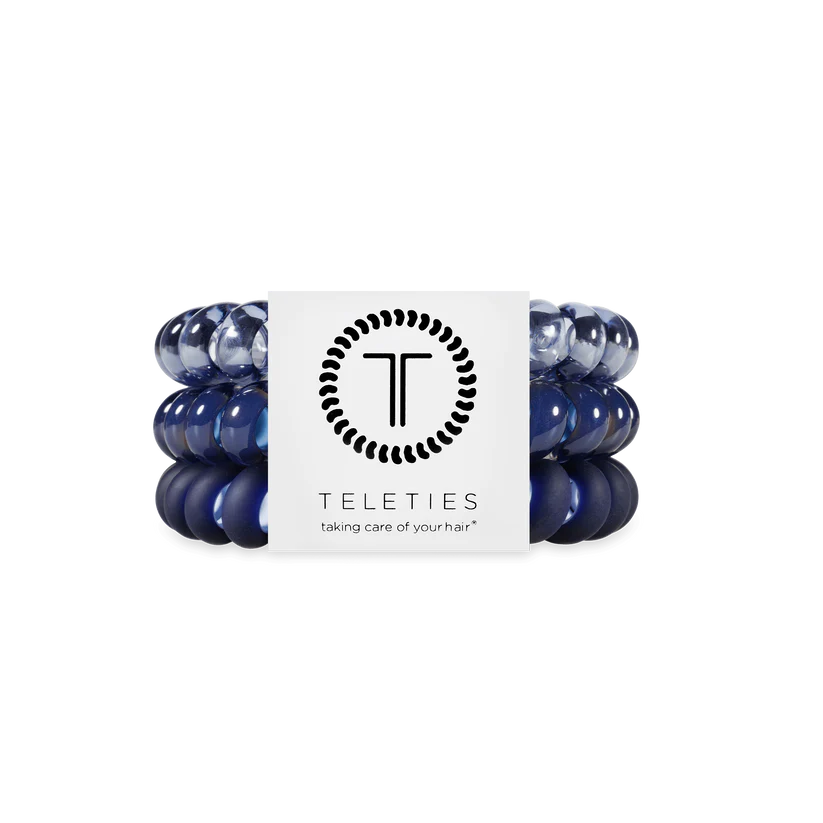 Teleties Large Hair Ties - Nightfall Navy