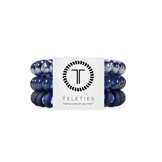 Teleties Large Hair Ties - Nightfall Navy