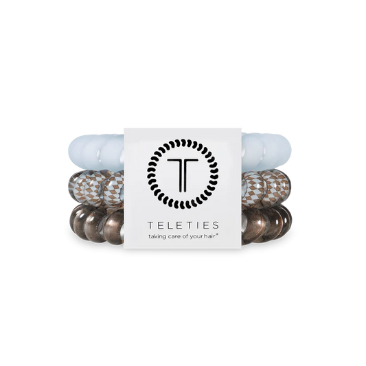 Teleties Large Hair Ties - Truly Taupe