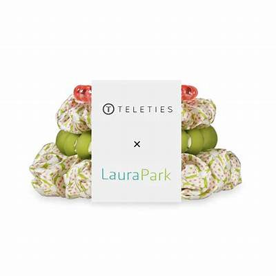 Teleties Mixed Hair Ties- Pine & Pearl
