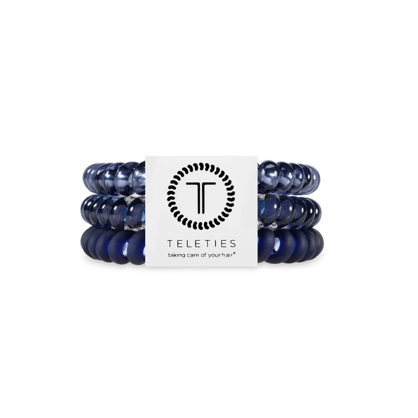 Teleties Small Hair Ties - Nightfall Navy
