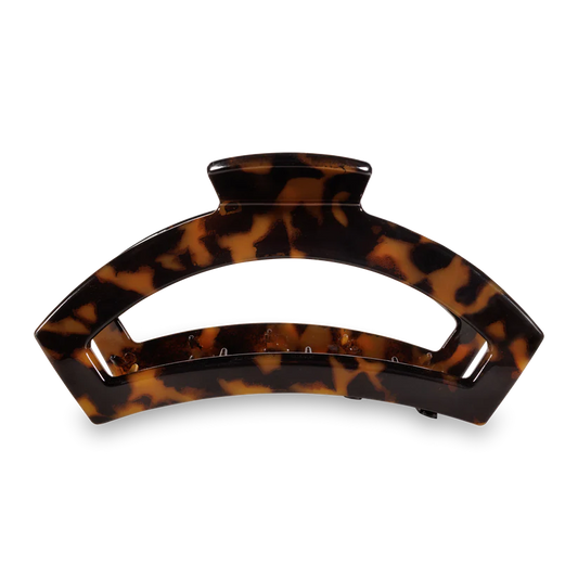 Teleties Large Open Claw Hair Clip - Tortoise