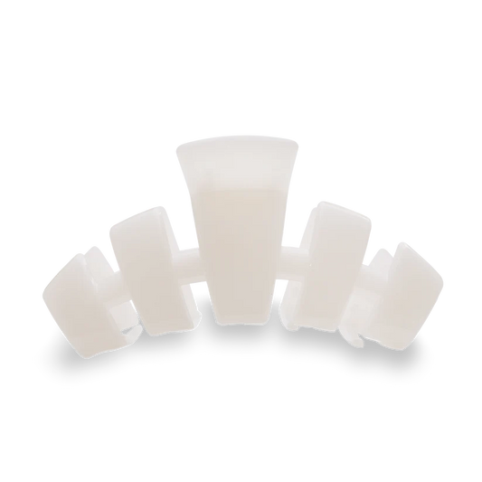 Teleties Large Classic Claw Hair Clip - Coconut White