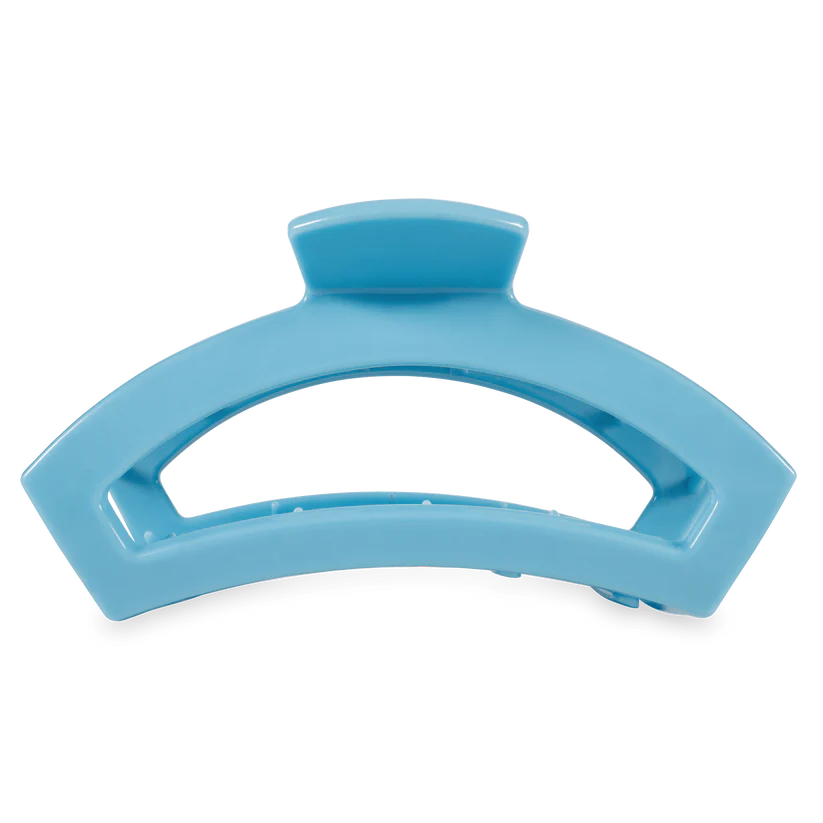 Teleties Large Open Claw Hair Clip - Summer Sky