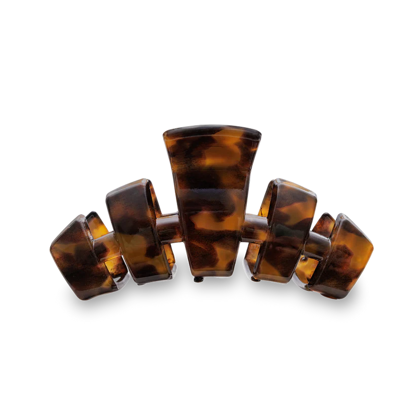 Teleties Medium Classic Claw Hair Clip -  Tortoise