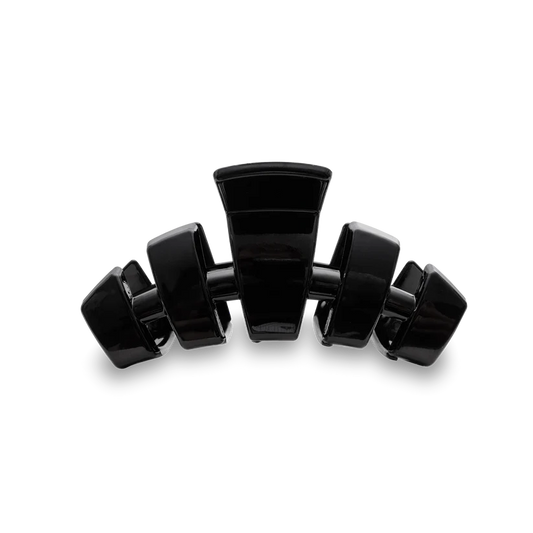 Teleties Medium Classic Claw Hair Clip -  Jet Black