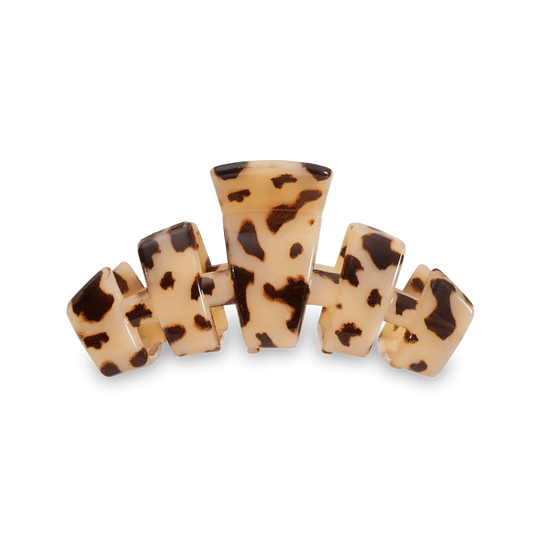 Teleties Medium Classic Claw Hair Clip - Blonde Tortoise