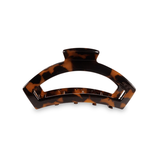 Teleties Medium Open Claw Hair Clip - Tortoise