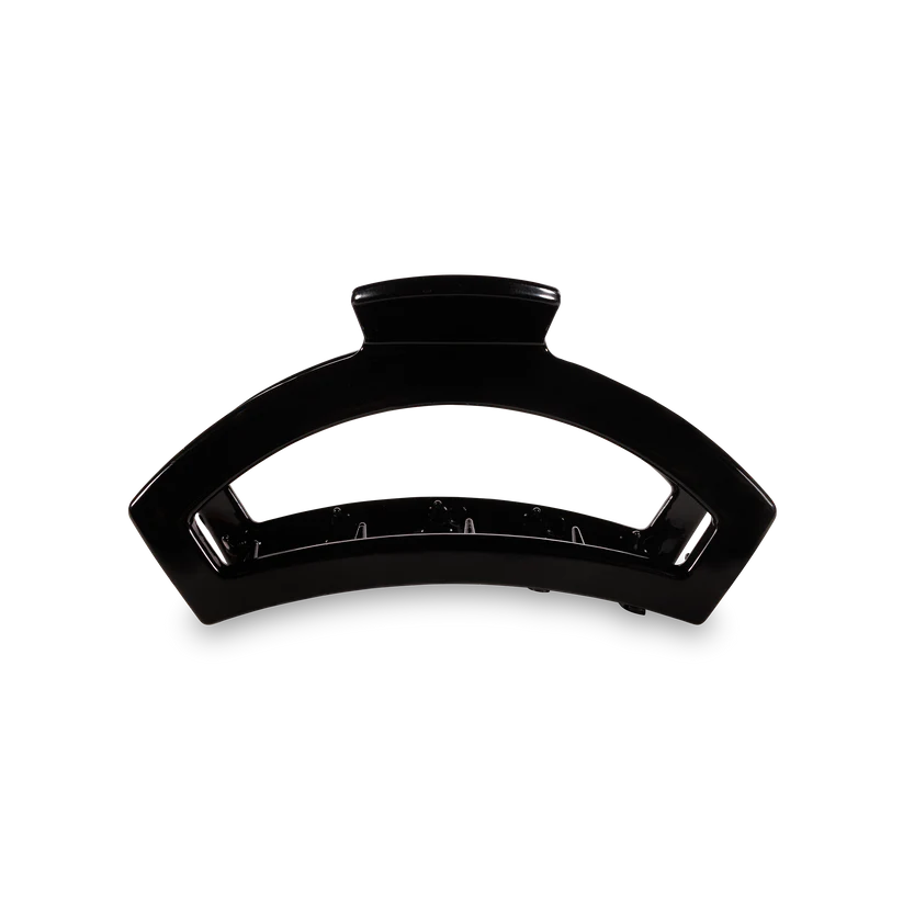 Teleties Medium Open Claw Hair Clip - Jet Black
