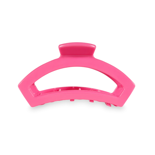 Teleties Medium Open Claw Hair Clip - Paradise Pink