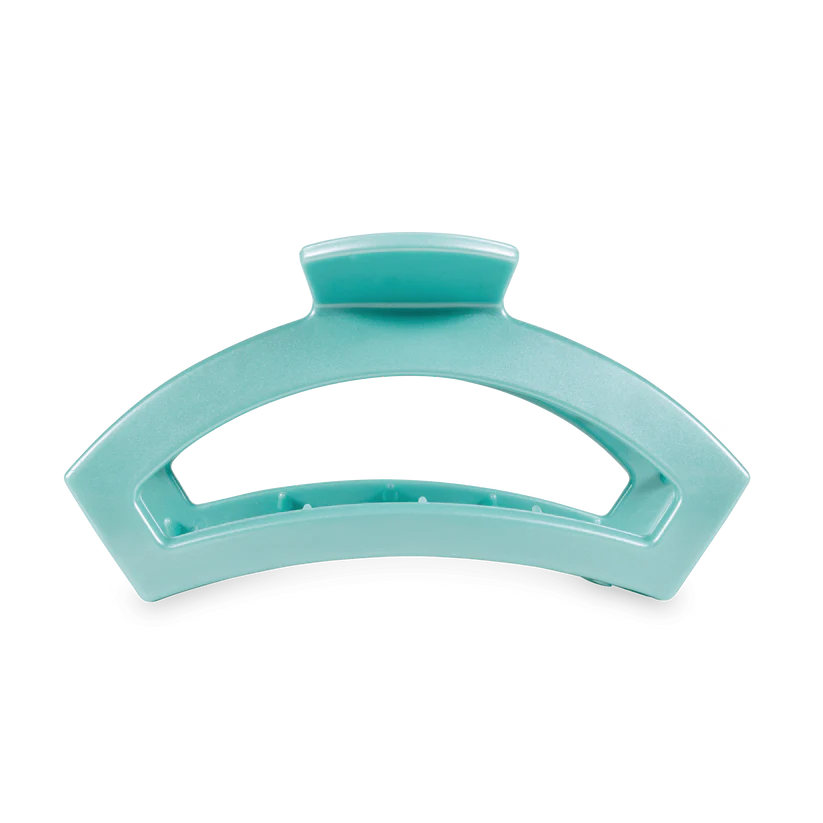 Teleties Medium Open Claw Hair Clip - Totally Turquoise