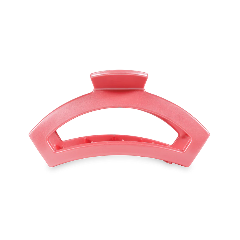 Teleties Medium Open Claw Hair Clip - Coral