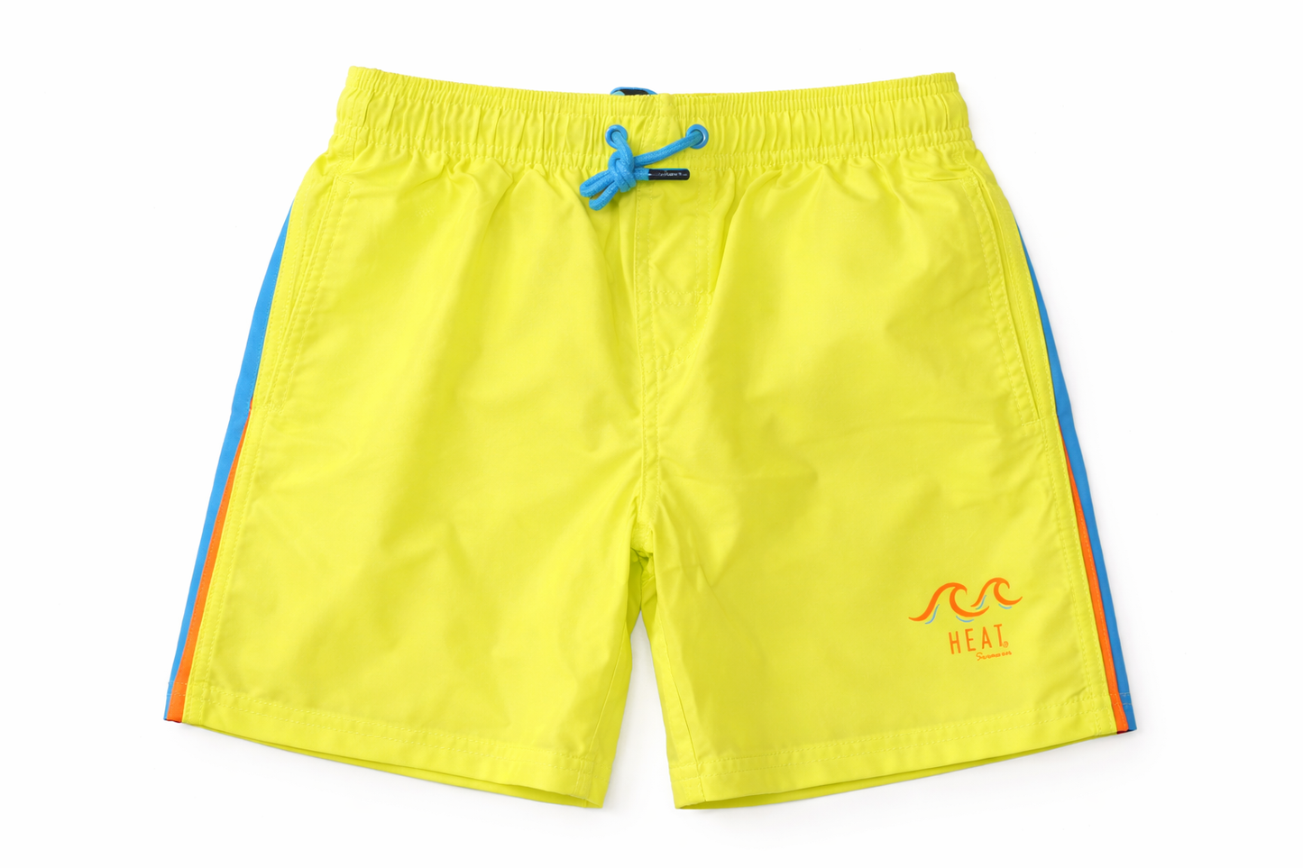 Boys Double Stripe Swimsuit - Yellow