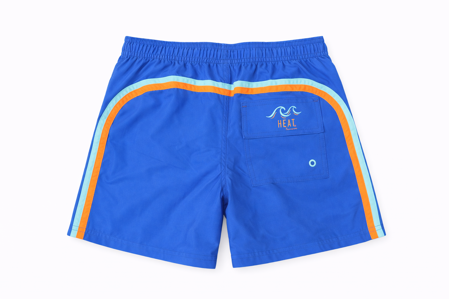 Boys Double Stripe Swimsuit - Royal Blue