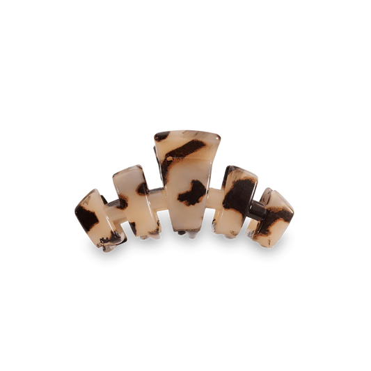 Teleties Tiny Classic Claw Hair Clip - Blonde Tortoise