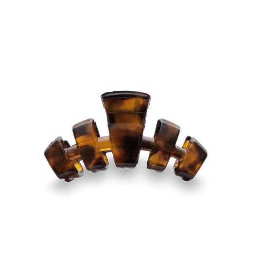 Teleties Tiny Classic Claw Hair Clip - Tortoise