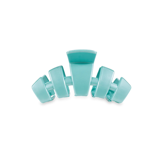Teleties Tiny Classic Claw Hair Clip - Totally Turquoise