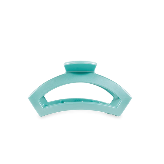 Teleties Tiny Open Claw Hair Clip - Totally Turquoise