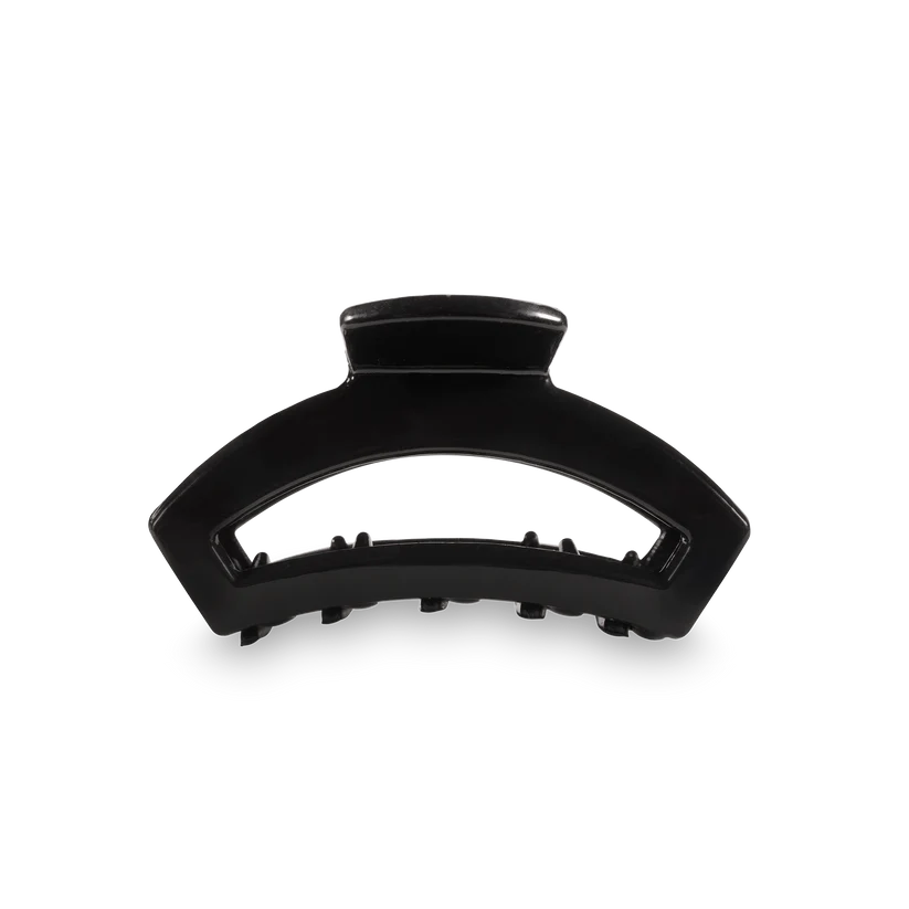 Teleties Tiny Open Claw Hair Clip - Jet Black