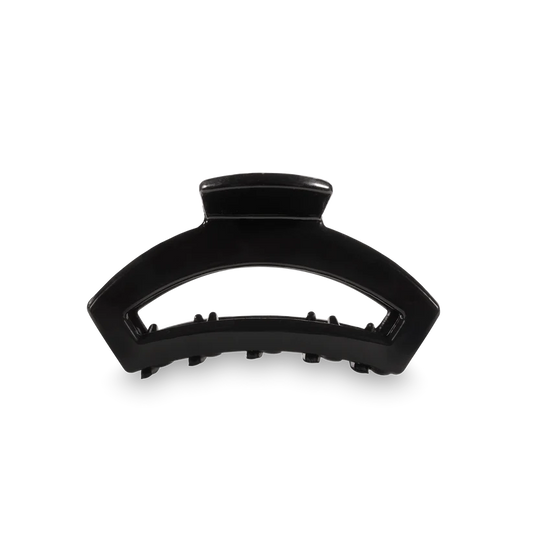 Teleties Tiny Open Claw Hair Clip - Jet Black