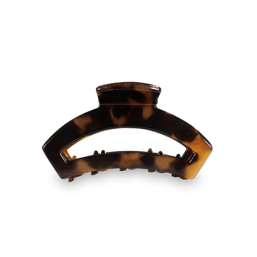 Teleties Tiny Open Claw Hair Clip - Tortoise