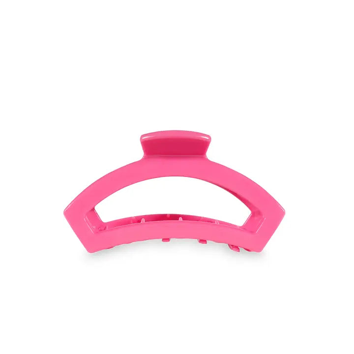 Teleties Tiny Open Claw Hair Clip - Paradise Pink