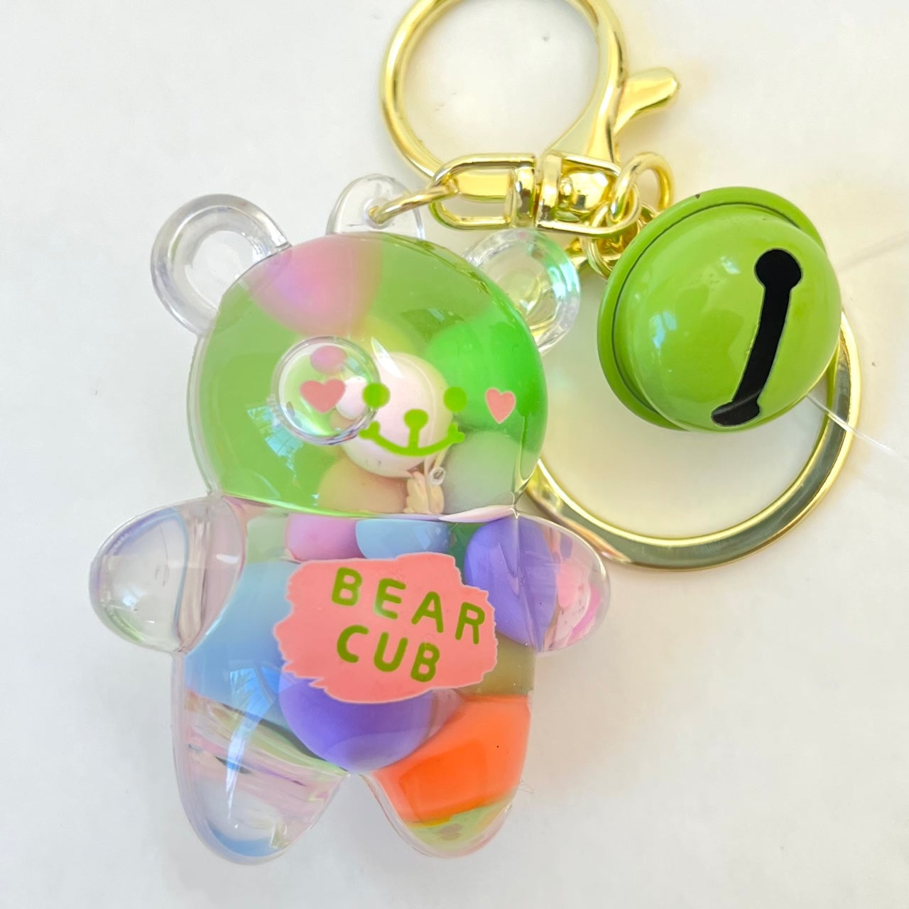Bear Floaty Charm Keychain