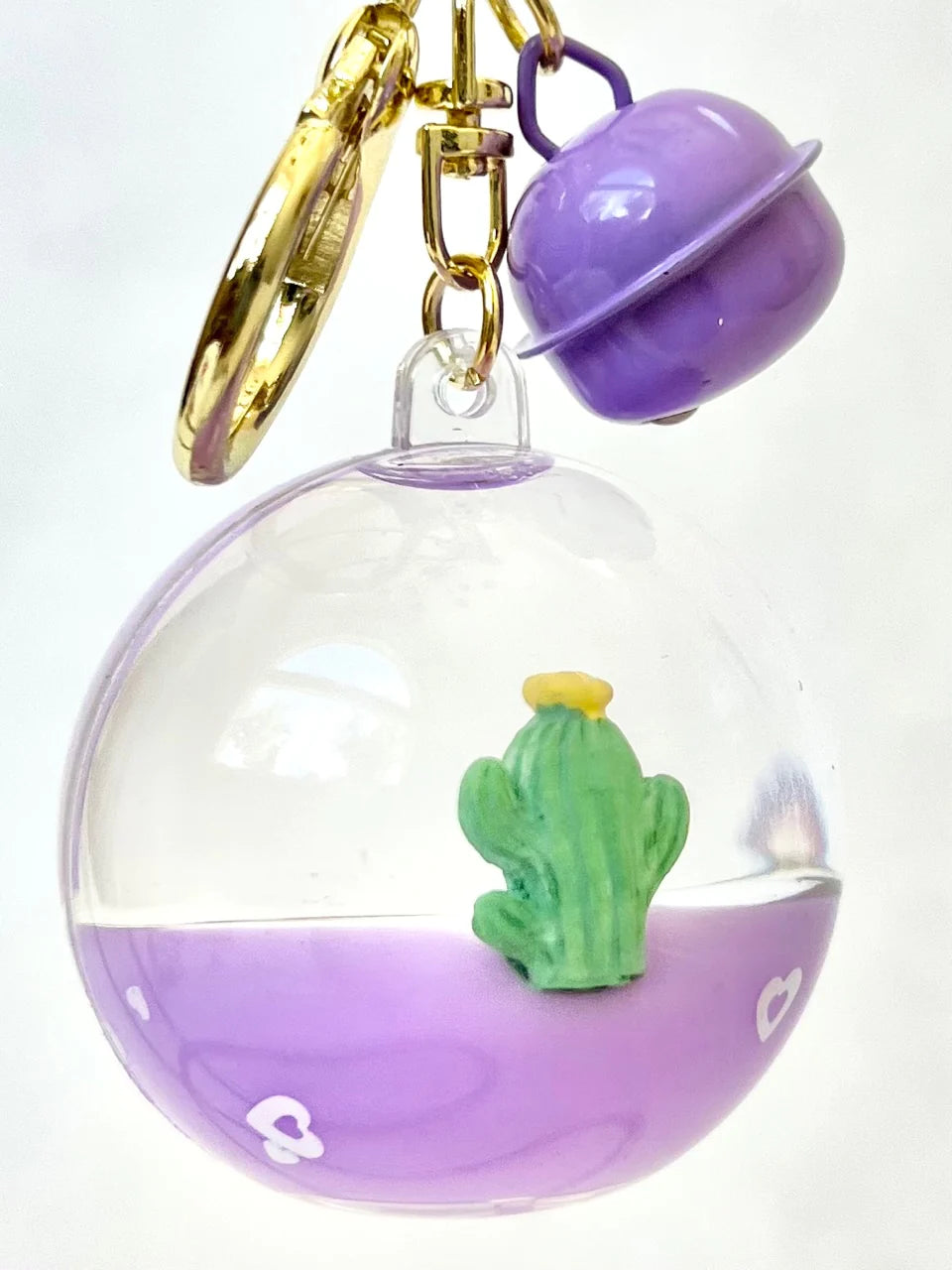 Cactus Floaty Charm Keychain