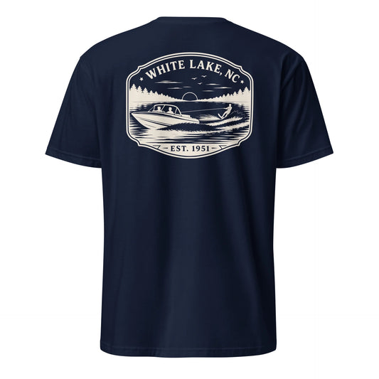 White Lake Tee - HOMEPLACE Boat Fun Navy