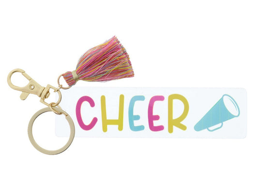 JM Clear Acrylic Keychain - Cheer