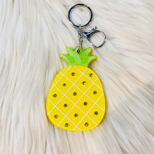 Mirror Keychain - Pineapple