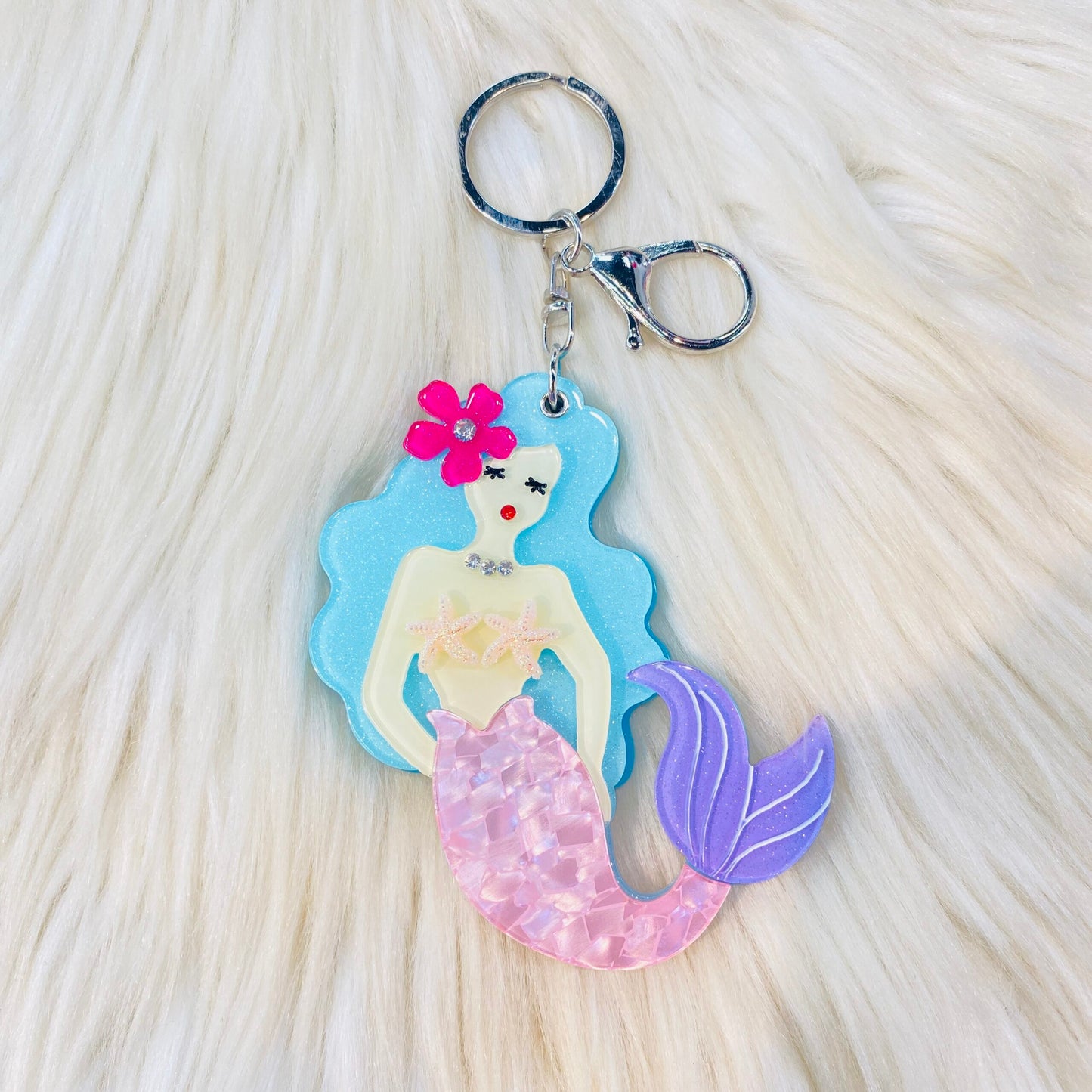Mirror Keychain - Mermaid
