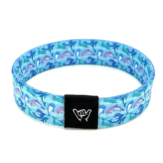 Leaping Dolphins Wristband Bracelet