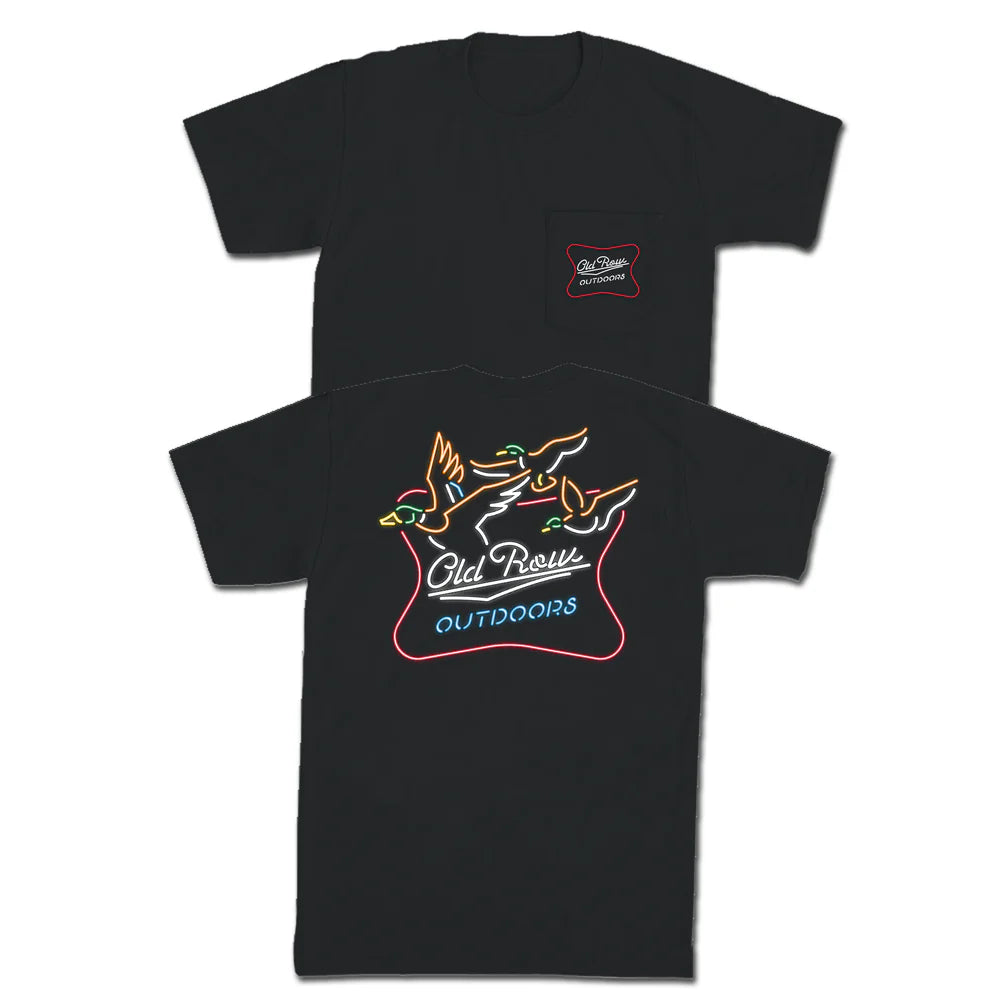 Old Row Outdoors Neon Duck Pocket Tee