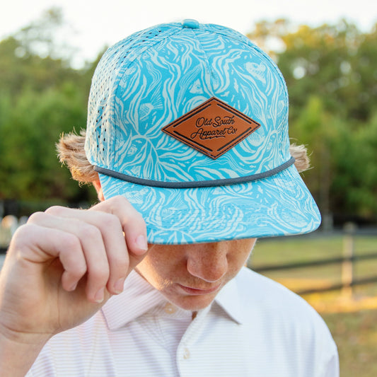 Old South Trucker Hat - Beneath the Tide Leather Hat