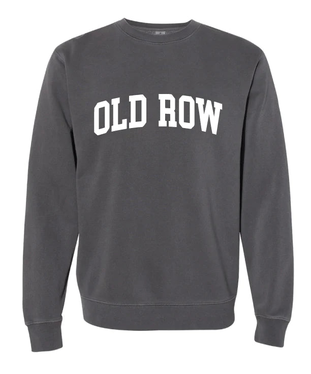 Old Row Pigment Dyed Crewneck - Charcoal