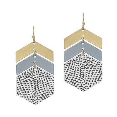 Spring Gray Earrings