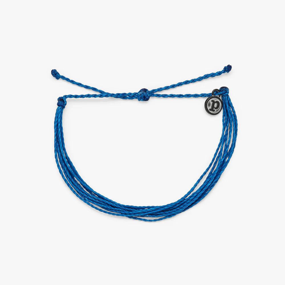Pura Vida Solid Original Bracelet - Blue