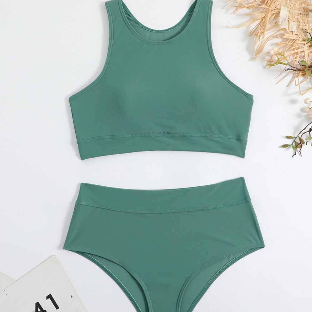 Solid Color Swimsuit