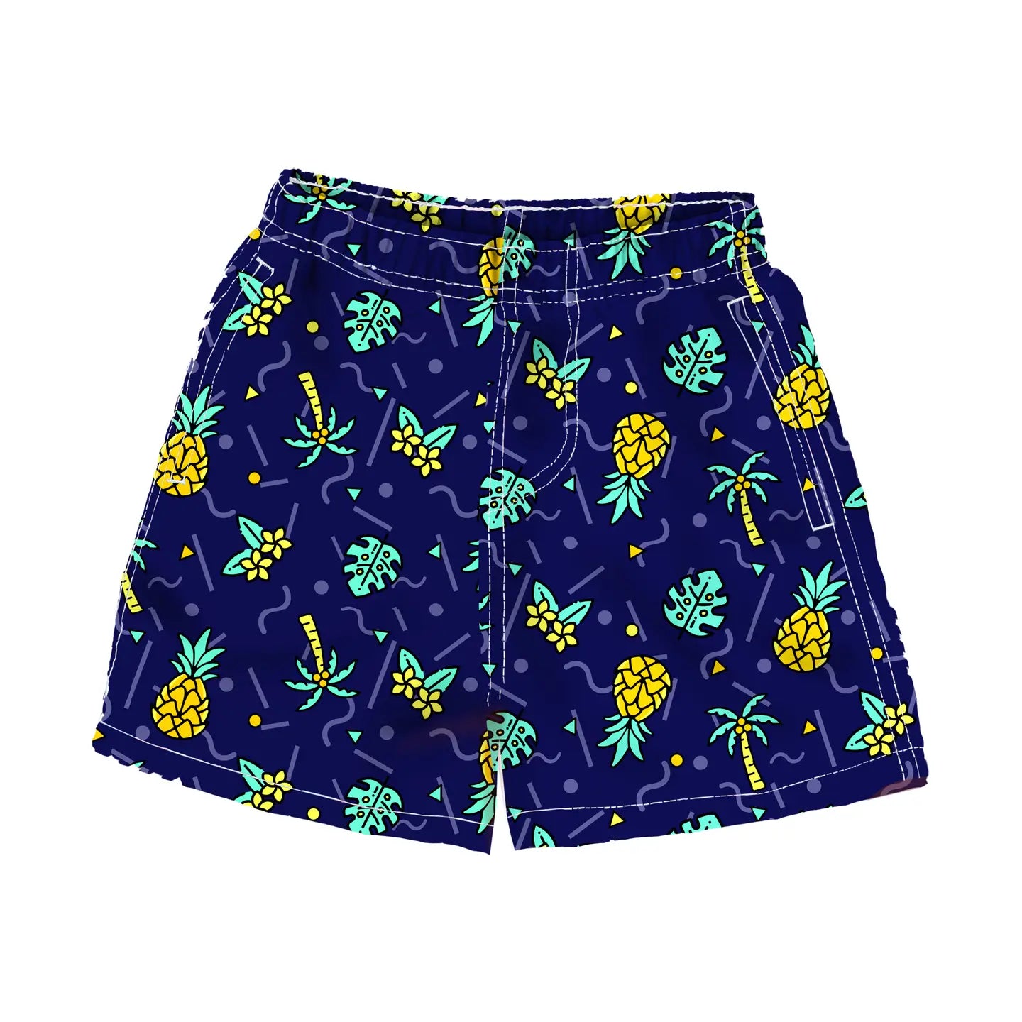 Toddler Swimsuit Navy Pineapple