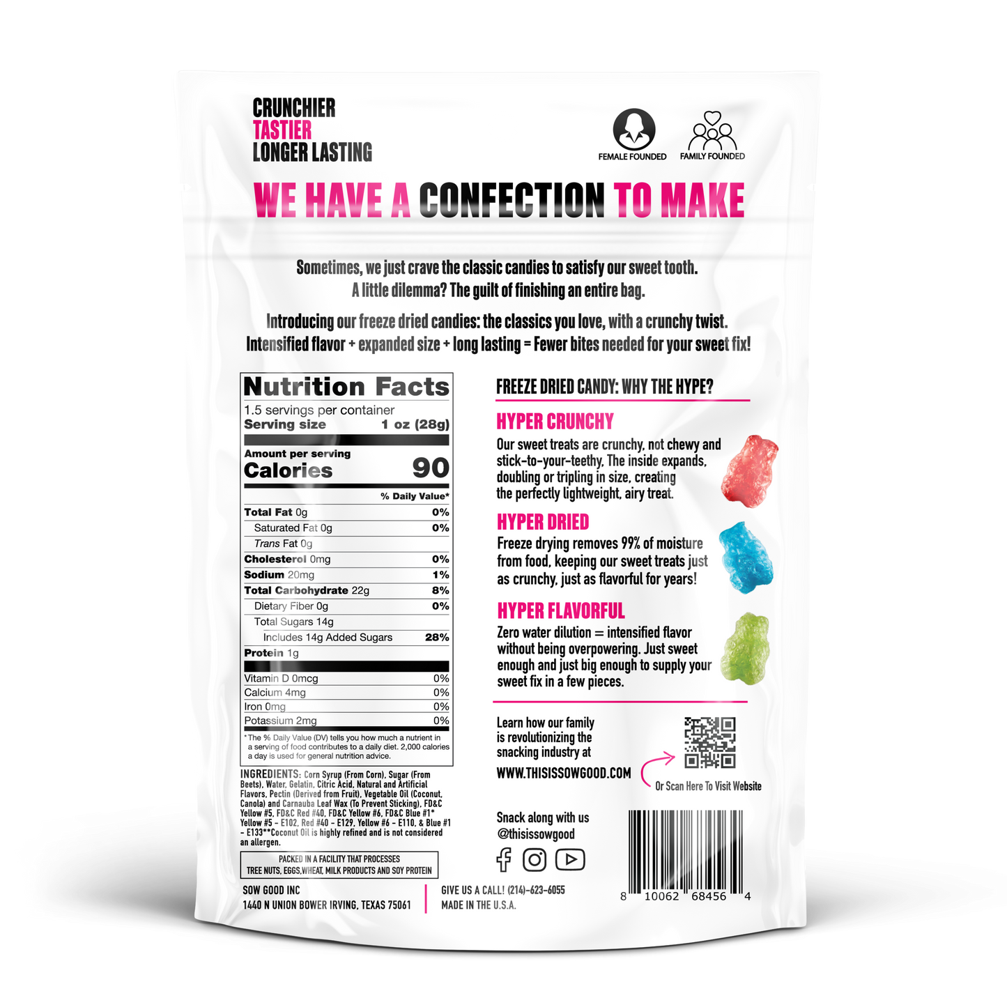 Freeze Dried Crunchy Bears