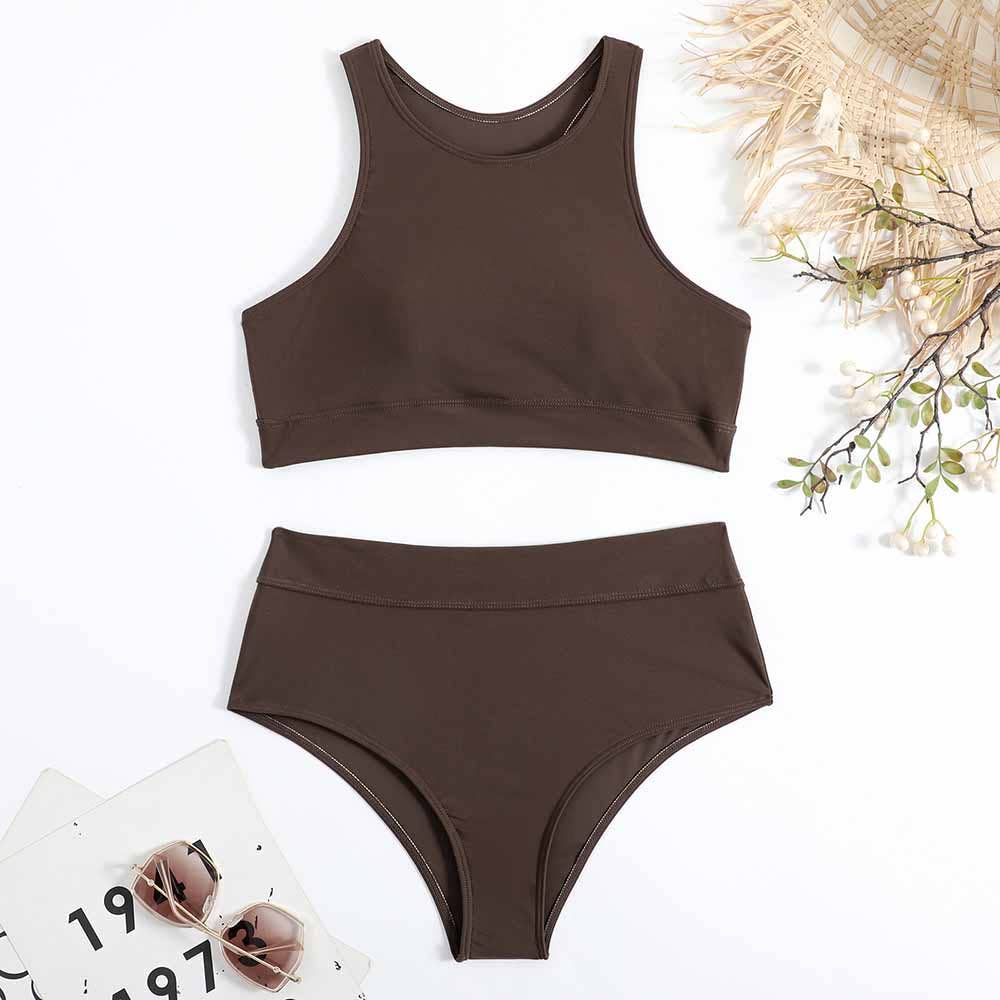 Solid Color Swimsuit