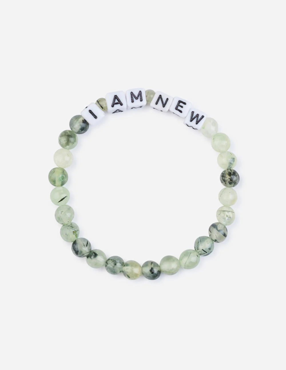 I Am New Letter Bracelet