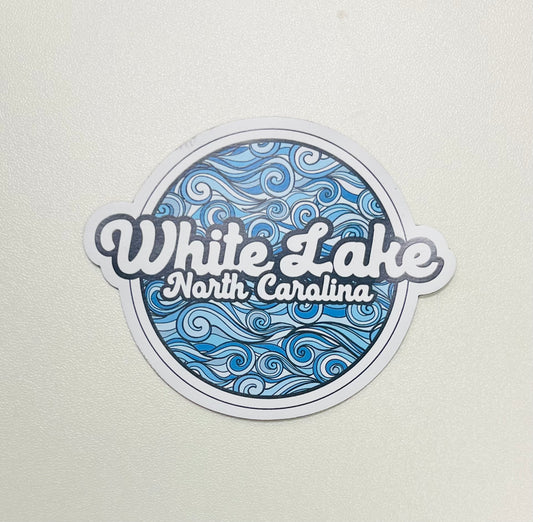 White Lake Magnet - Waves