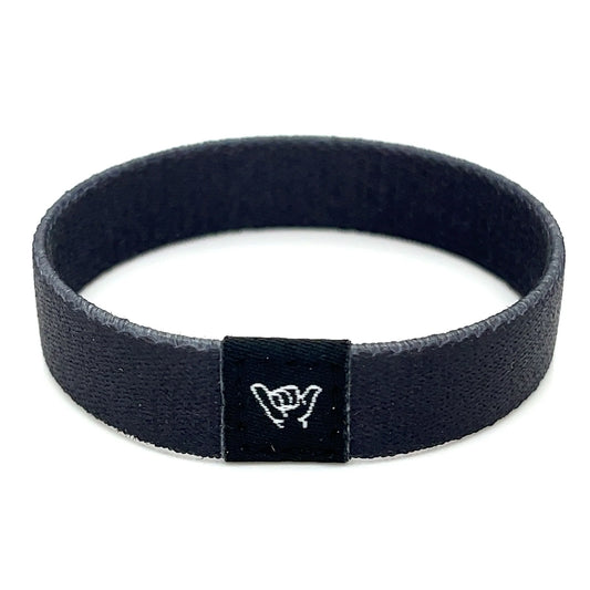 Jet Black Wristband Bracelet