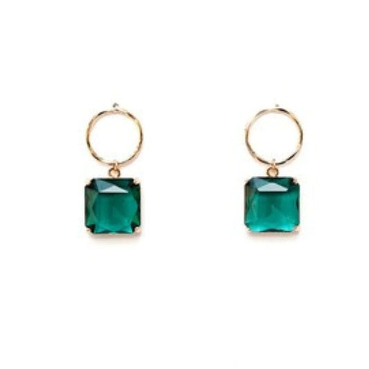 Phoebe Emerald Earrings