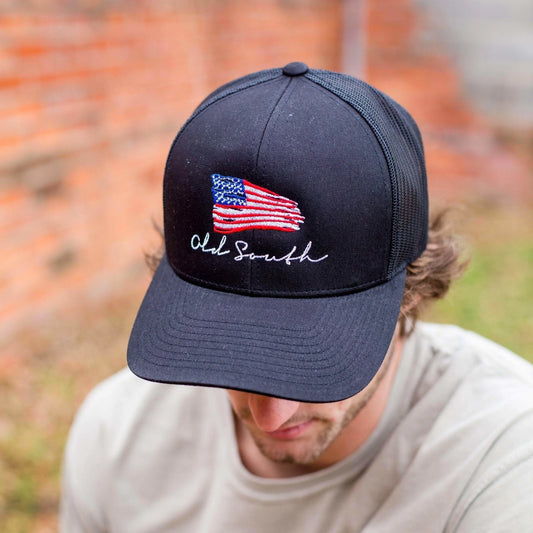 Old South American Flag - Trucker Hat